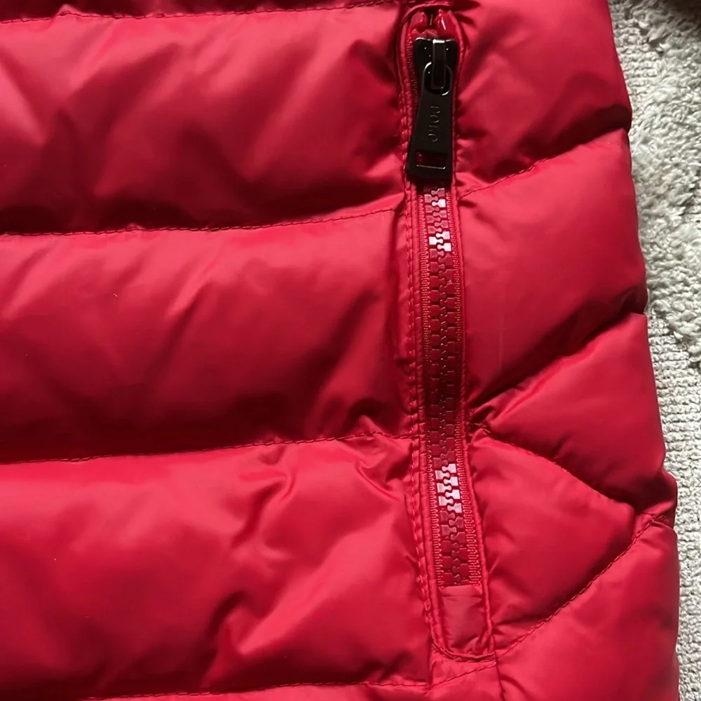 Polo Ralph Lauren Packable Quilted Water Repellent Red PufferJacket-Size 10/12 - Picture 7 of 11